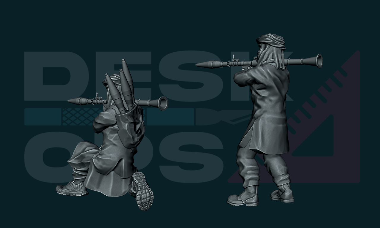 African/MENA Insurgents - RPG-7 Set
