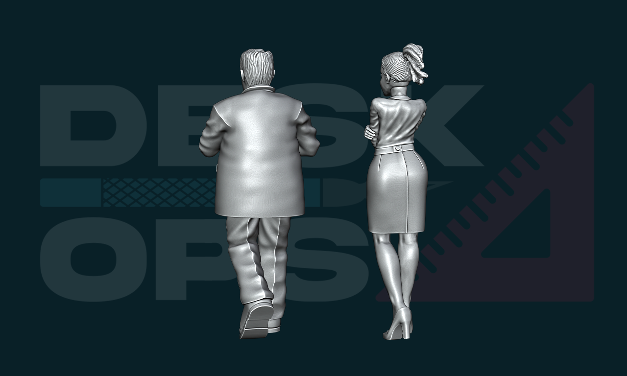 Office Workers - Big Boss & Secretary