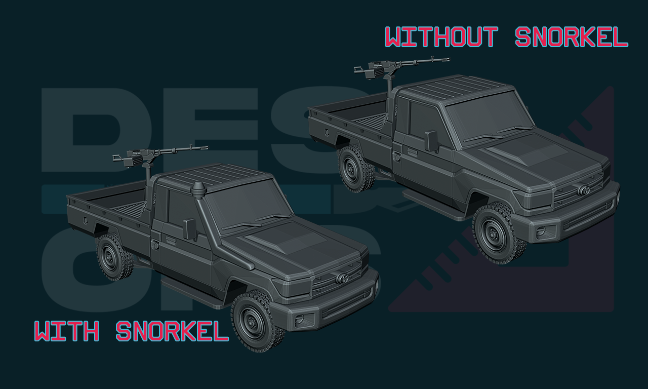 Land Cruiser Technical - Variants