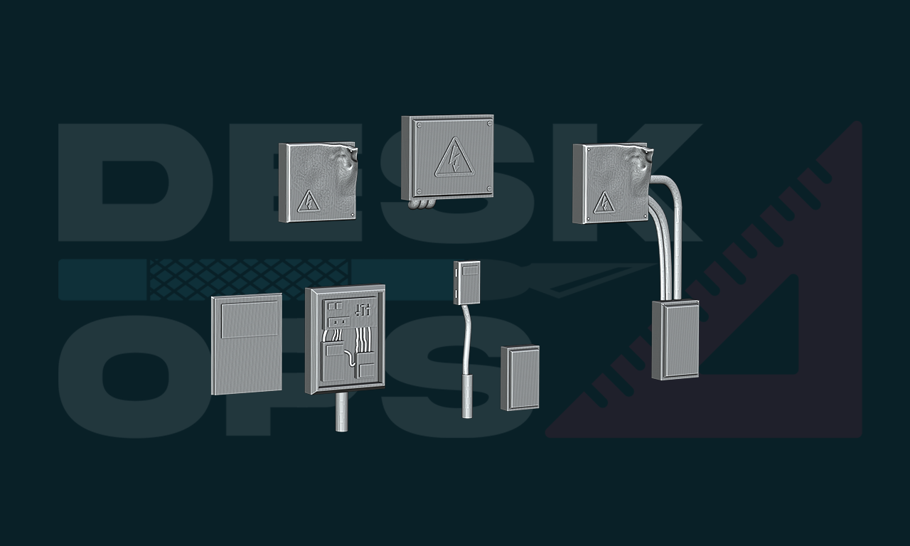 Favela Slum Scatter - Electrical Wall Boxes