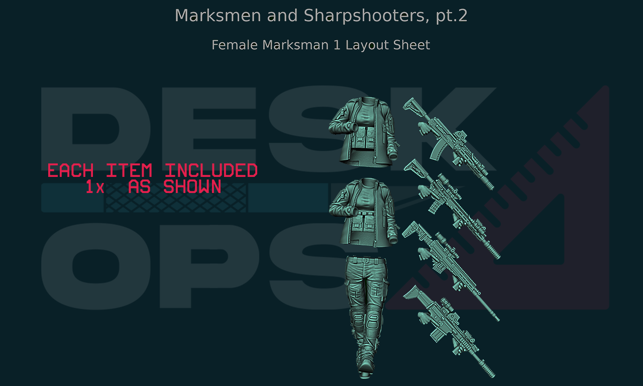 Marksmen and Sharpshooters - Part 2 - August 2024 - Full Parts Release