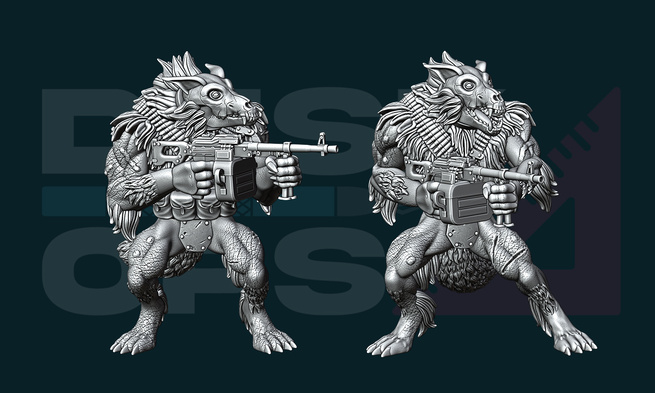 Soviet War Wolves with PKM MMG