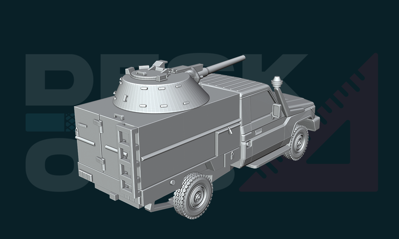 Land Cruiser mit BMP Turret