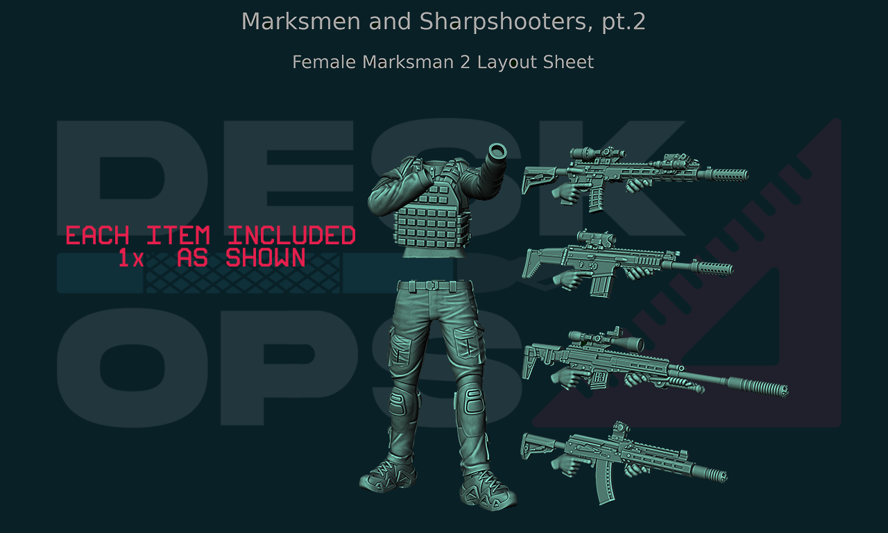 Marksmen and Sharpshooters - Part 2 - August 2024 - Full Parts Release