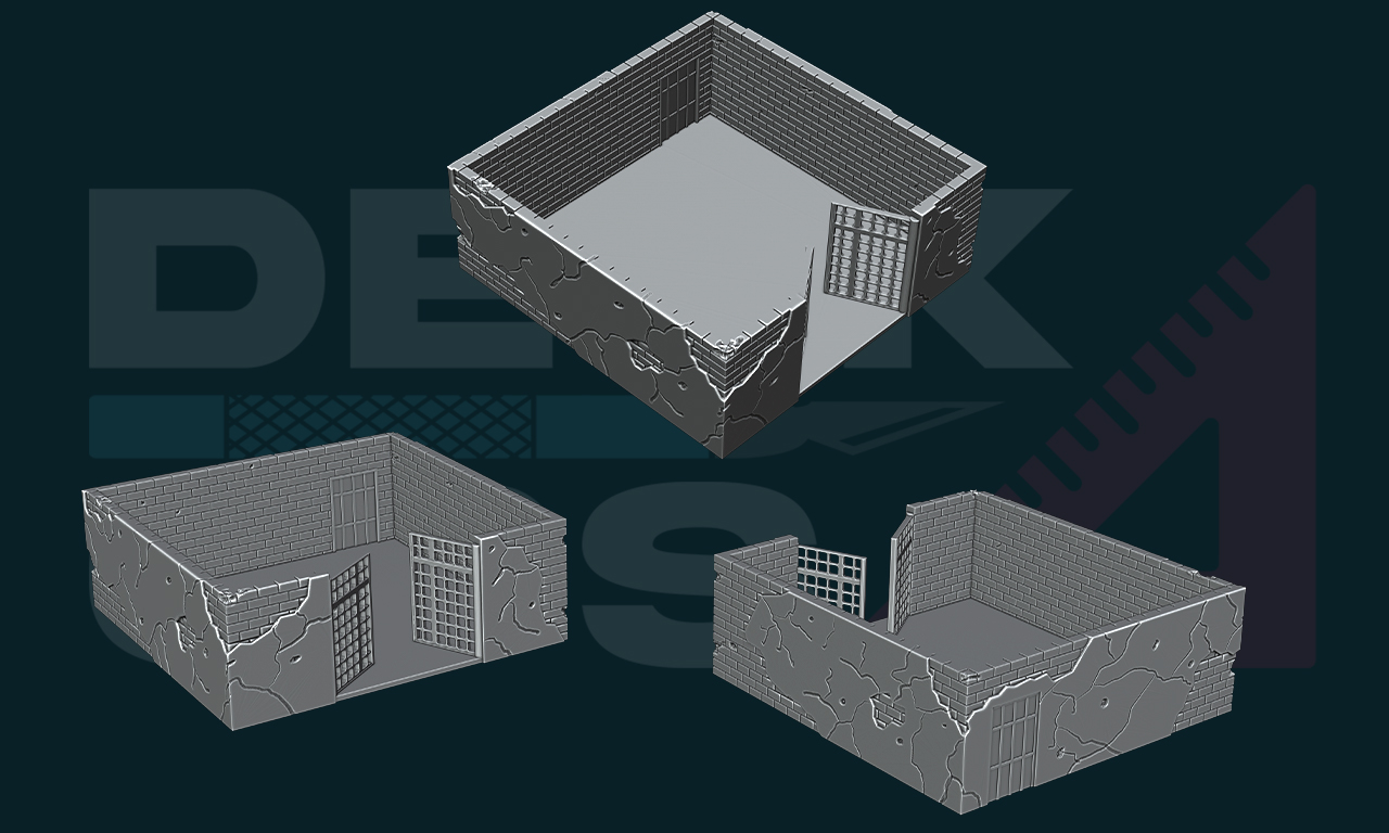 MENA Desert City - Walled in Parking Lot