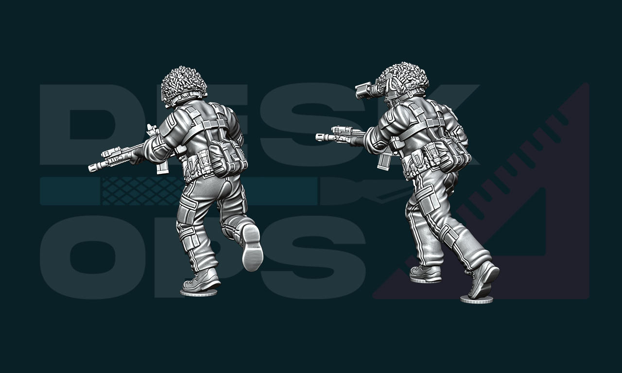 American Militia - Rifle Team Flanking