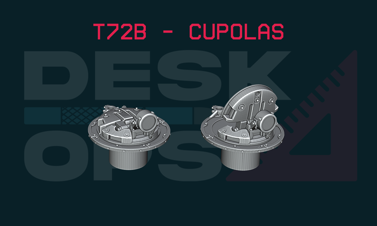 Spare Cupola for BobMack3D T-72B-Series