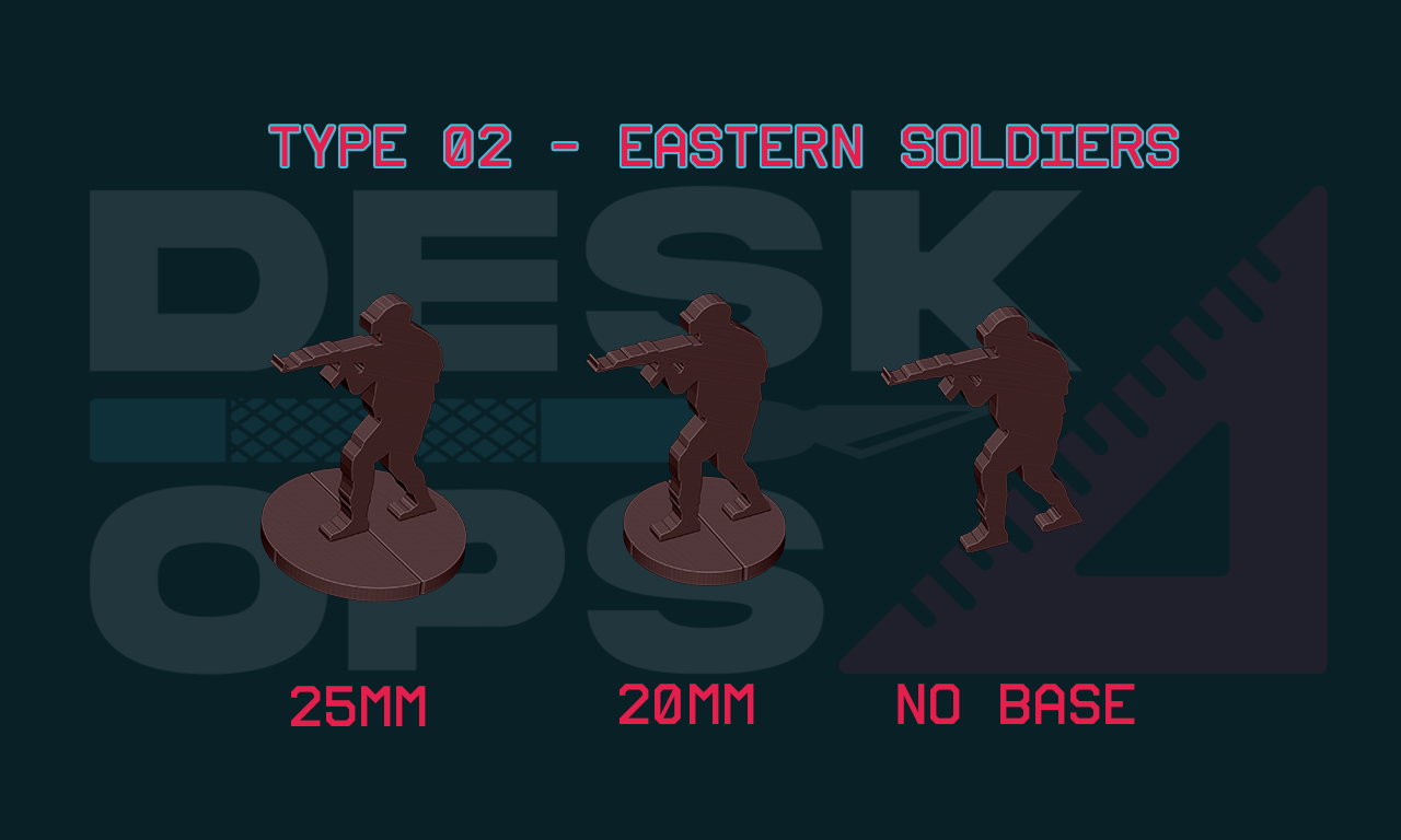 Soldier Silhouette Miniature Set x12