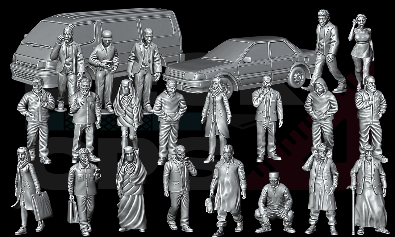 MENA Busy City Center