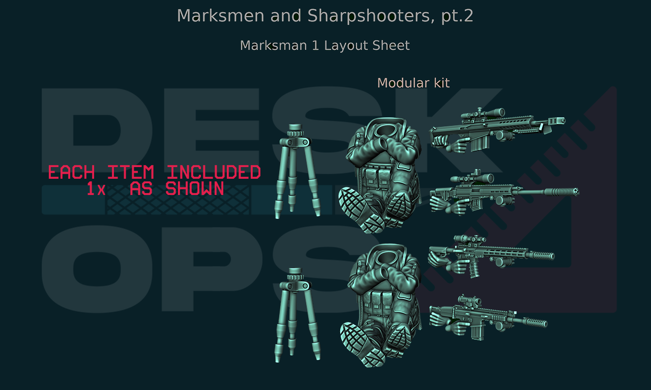 Marksmen and Sharpshooters - Part 2 - August 2024 - Full Parts Release